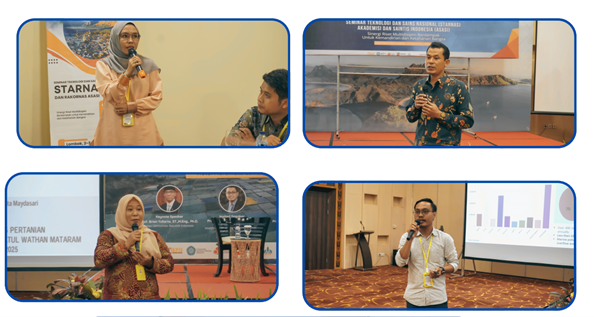 Mahasiswa dan Dosen FMIPA Universitas Nahdlatul Wathan Mataram menjadi Presenter dalam Seminar Teknologi dan Sains Nasional